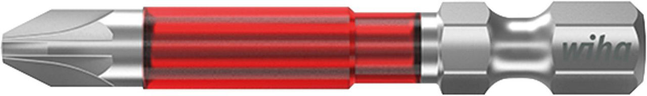 Kraftschrauber Pozidriv-TY-Bit wiha 7042TY mit 1/4"-Antrieb, lang, mit Torsions-Zone, PZ3 x 49 mm, VPE = 5 Stück