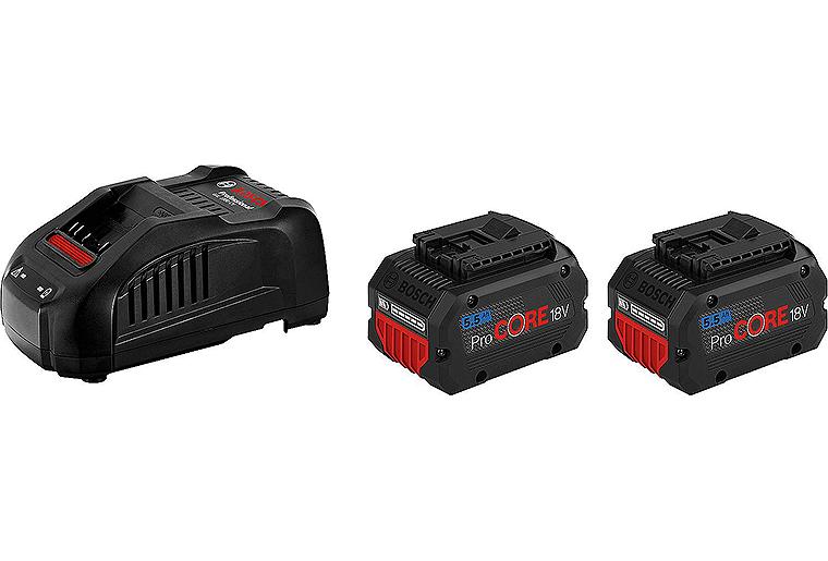 Akku-Set BOSCH 18V mit 2x 5,5 Ah ProCORE Akku und Ladegerät