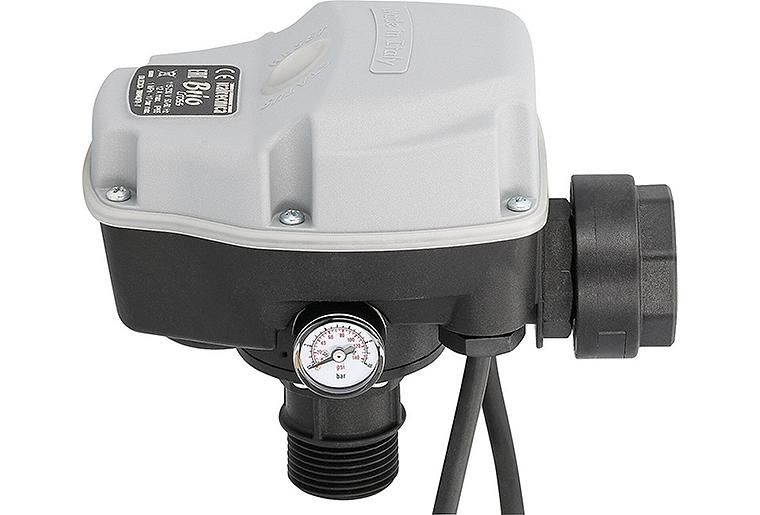 Elektronisches Steuerungssystem Brio Cross für Elektropumpen, DN25(1") AG 90°, 230V Elektronisches Steuerungssystem Brio Cross für Elektropumpen, DN25(1") AG 90°, 230V