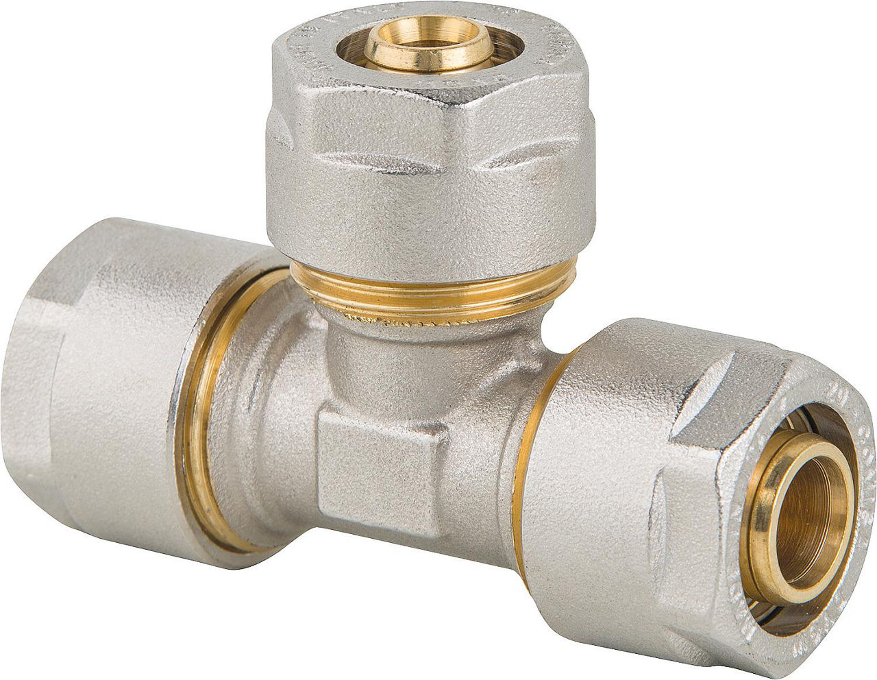 MSVR Klemmring T-Stück reduziert 20x2 - 16x2 - 20x2mm MSVR Klemmring T-Stück reduziert 20x2 - 16x2 - 20x2mm