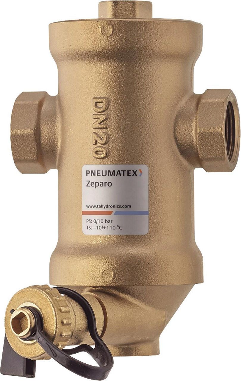 Schlammabscheider IMI PNEUMATEX ZUM 20, DN 20 (3/4"), mit Magnet, IG