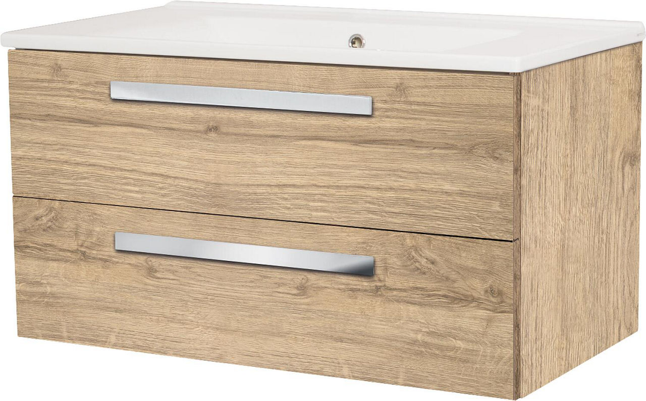 WTU + Keramik-WT EDIA Asteiche 2 Auszüge 853x466x455 mm WTU + Keramik-WT EDIA Asteiche 2 Auszüge 853x466x455 mm