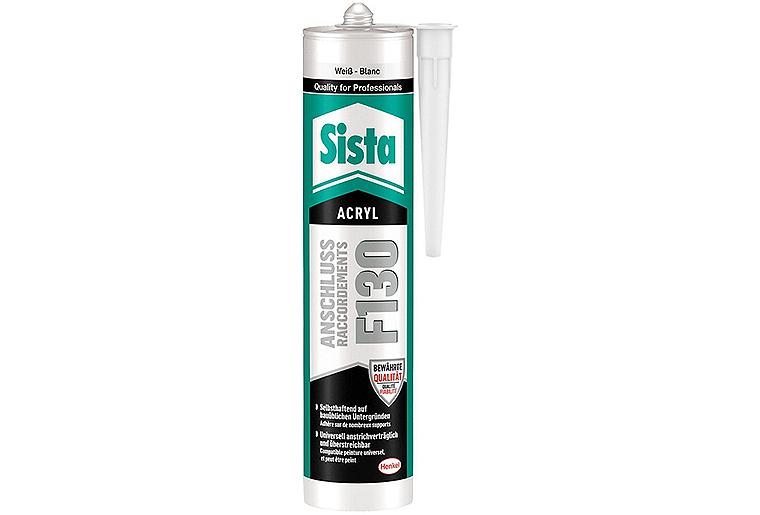 Acryl SISTA F130 Anschluss dunkelbraun 300ml Kartusche Acryl SISTA F130 Anschluss dunkelbraun 300ml Kartusche