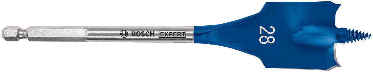 Flachfräsbohrer BOSCH® EXPERT SELFCUT Speed Ø 28,0 x 152 mm mit 1/4" Sechskantaufnahme