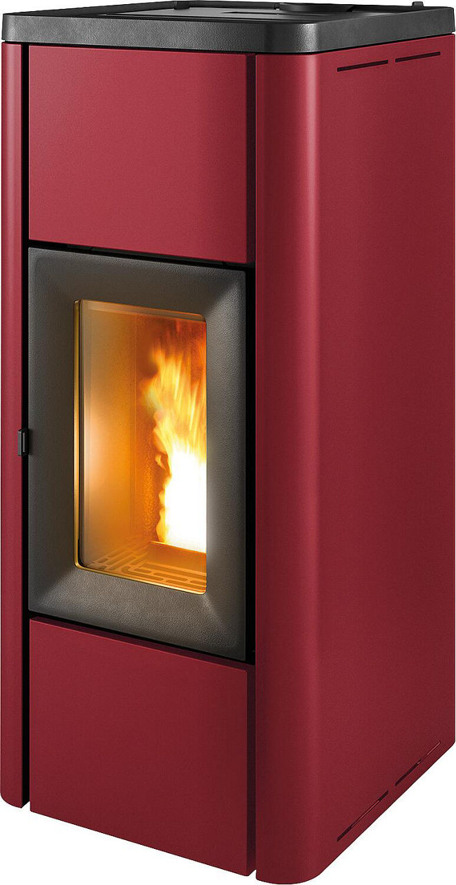Pelletofen MCZ Mida Air 8 R, Grundgerät mit Verkleidung Bordeaux Metall, 8,0 kW Pelletofen MCZ Mida Air 8 R, Grundgerät mit Verkleidung Bordeaux Metall, 8,0 kW