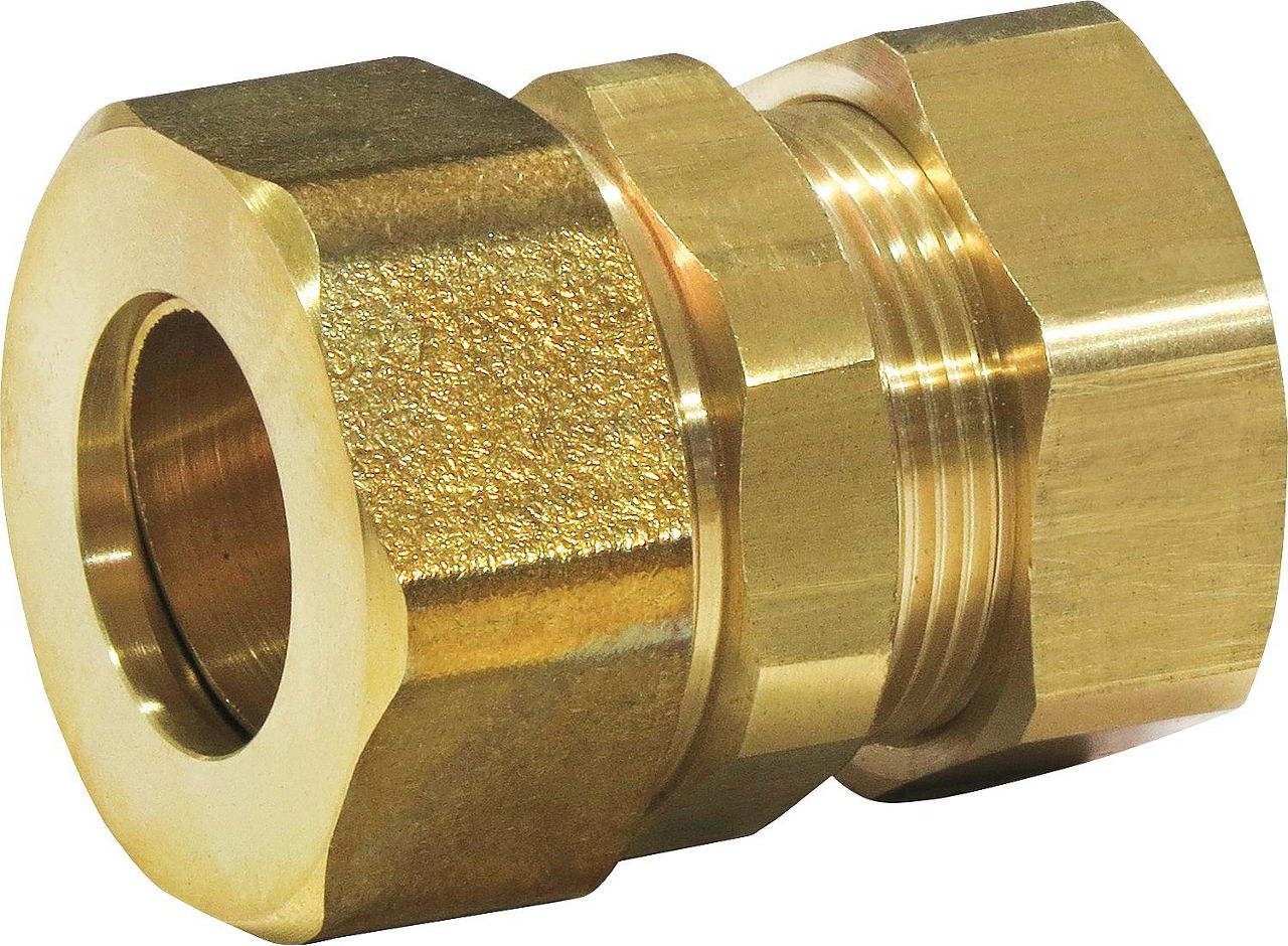Quick Fix Pro - Verschraubung DN25 x 22mm Klemmringver- schraubung, Messing Quick Fix Pro - Verschraubung DN25 x 22mm Klemmringver- schraubung, Messing