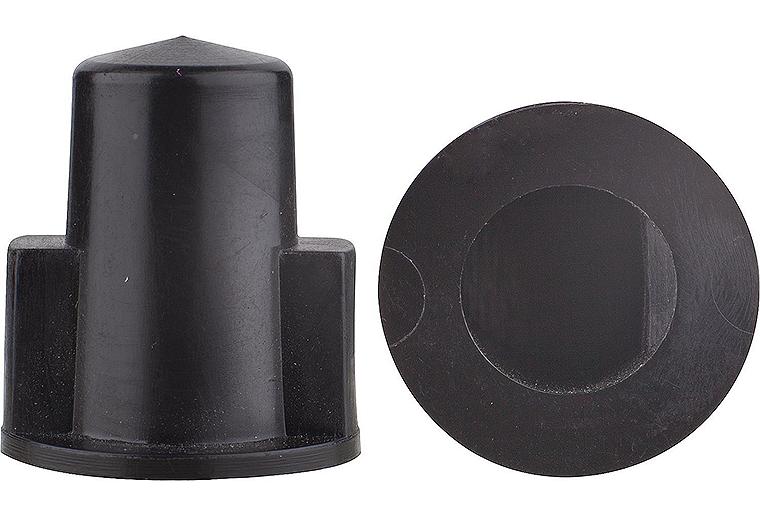 Kupplungen 1 Flächig 8 mm schwarz