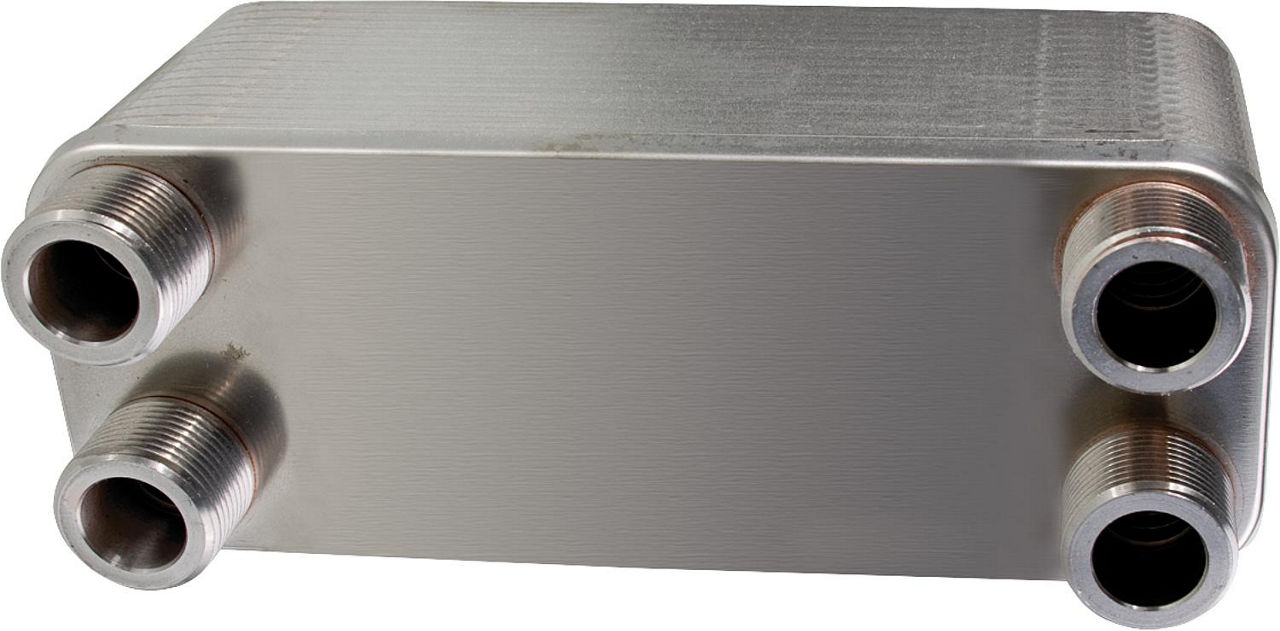 Plattenwärmetauscher Typ ZB50/30 4 x 11/4"AG