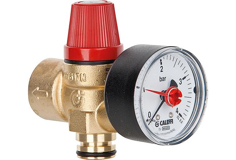 Sicherheitsventil mit Manometer für Buderus, 7099030 Sicherheitsventil mit Manometer für Buderus, 7099030