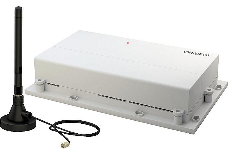 Funk-Fussbodenheizungsleiste Hera Quattro, 4-Zonen 230V/AC Funk-Fussbodenheizungsleiste Hera Quattro, 4-Zonen 230V/AC