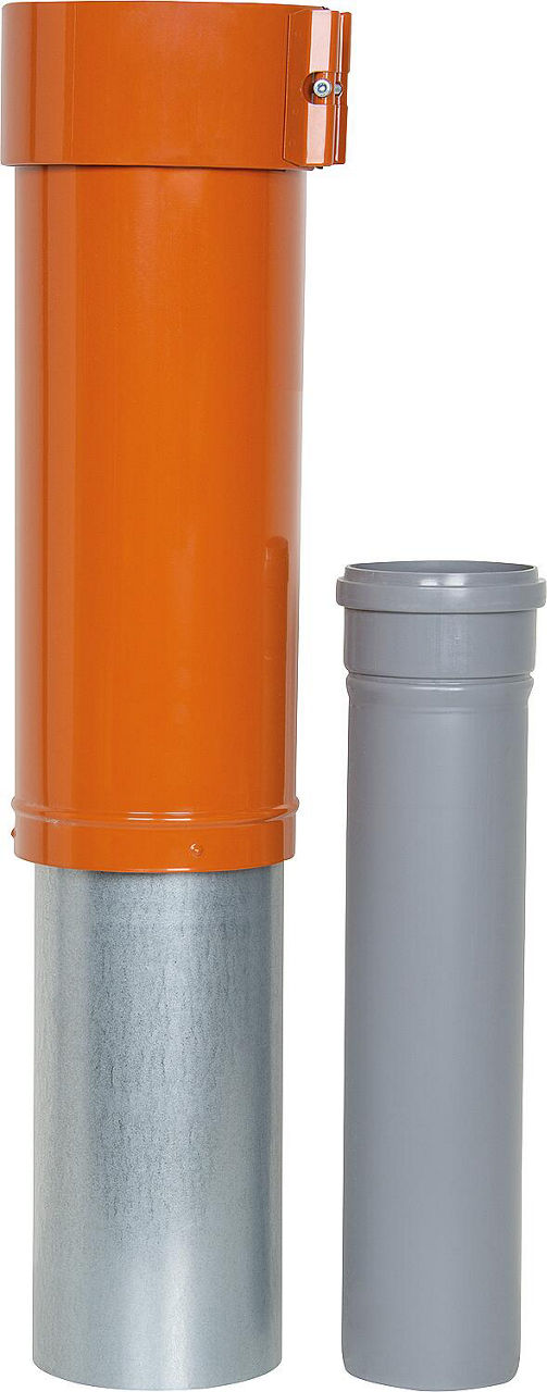 Überdachverlängerung, DN 110/150 rot, 500mm Überdachverlängerung, DN 110/150 rot, 500mm