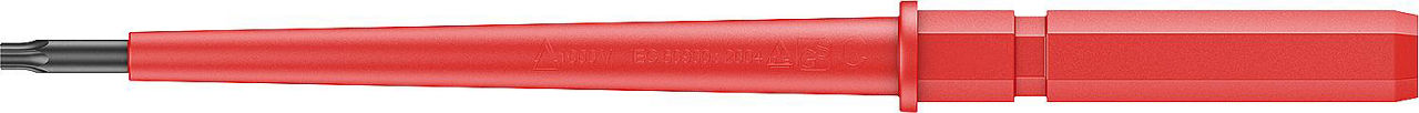 Wechselbit WERA VDE Kraftform Kompakt isoliert TORX® T9x154mm Wechselbit WERA VDE Kraftform Kompakt isoliert TORX® T9x154mm