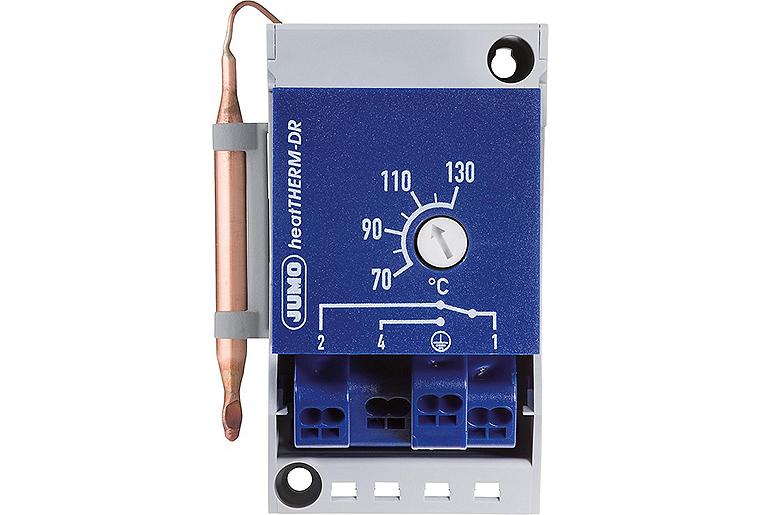 Jumo Thermostat (TW) für Hutschienenmontage TH35 Typ 603070/0002, 0..120°C Jumo Thermostat (TW) für Hutschienenmontage TH35 Typ 603070/0002, 0..120°C