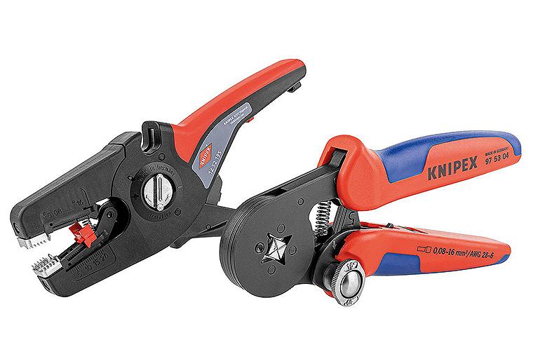 Crimp- und Abisolierzangen-Set KNIPEX, 2-teilig~n~