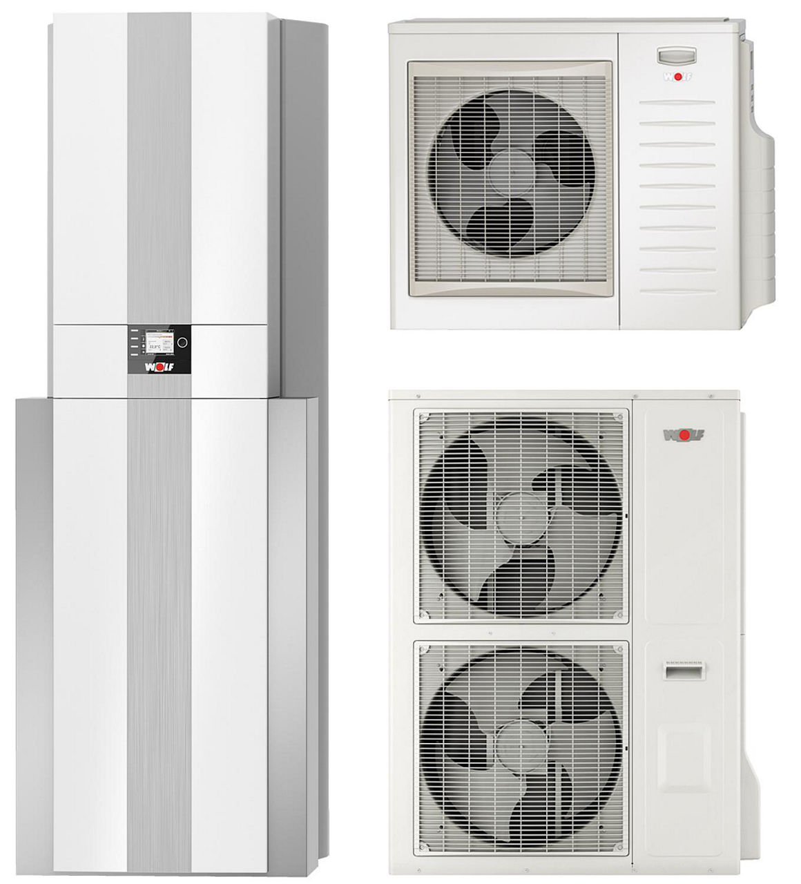 Wärmepumpe-Center Wolf CHC-Split 14/300-50, (R 410A), 9146675