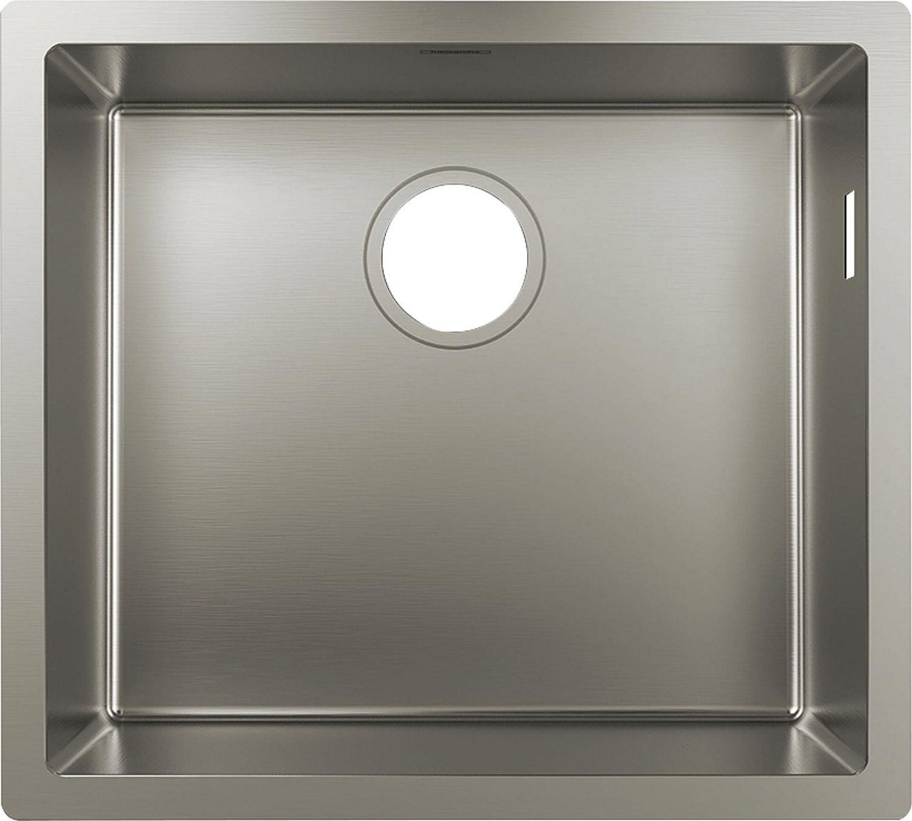 Unterbauspüle Hansgrohe 500 S719-U500 Becken BxT: 500x400 mm Unterbauspüle Hansgrohe 500 S719-U500 Becken BxT: 500x400 mm