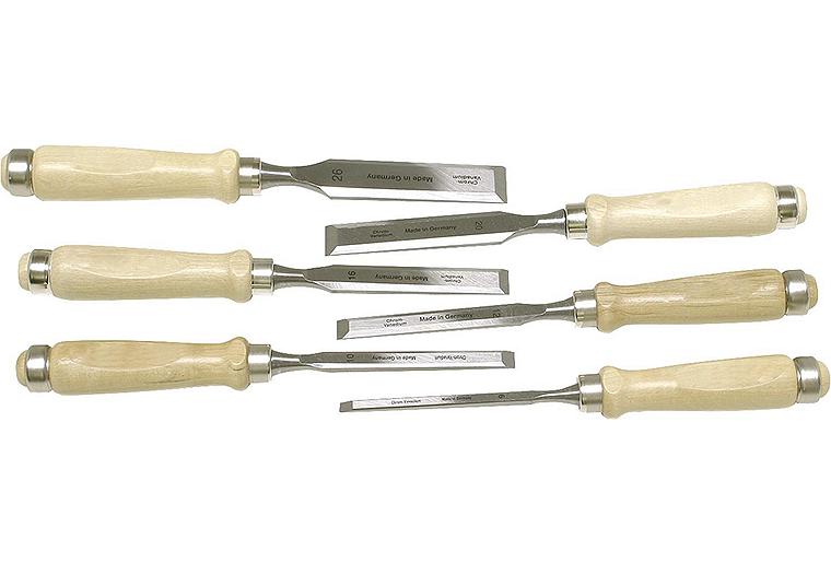 Stechbeitelsatz 6-tlg. mit Holzheft Stechbeitelsatz 6-tlg. mit Holzheft