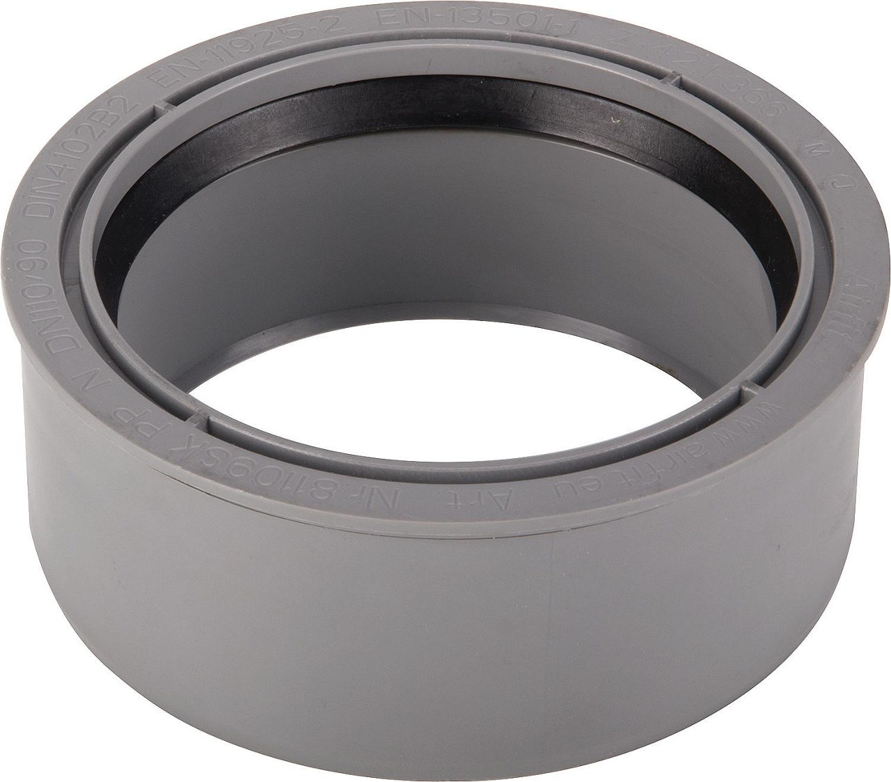 Übergangsrohr PP, kurz DN 125 x 110 Übergangsrohr PP, kurz DN 125 x 110