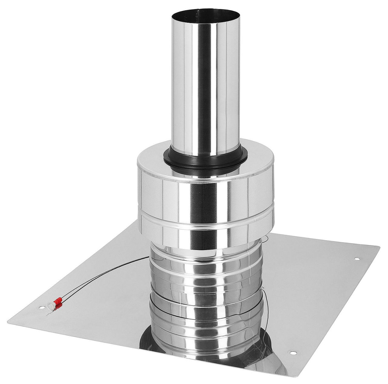 CondensBlue Kaminschacht- abdeckung, Edelstahl, flex DN60 + Adapter flex/starr CondensBlue Kaminschacht- abdeckung, Edelstahl, flex DN60 + Adapter flex/starr