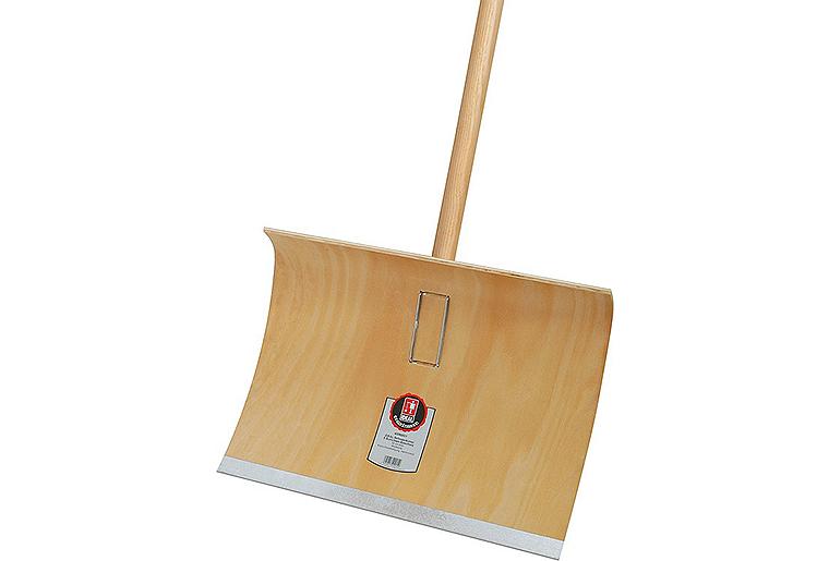 Ideal-Schneeräumer Sperrholz, 50cm breit,Hartholzstiel