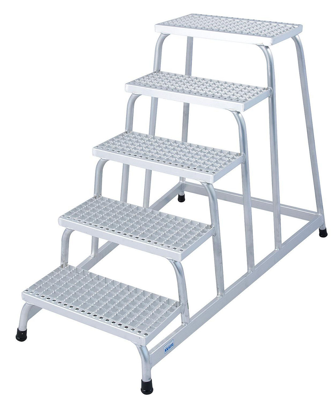 MontageTritt Krause mit Gitterroststufen, 1x5 Stufen, 805355 MontageTritt Krause mit Gitterroststufen, 1x5 Stufen, 805355