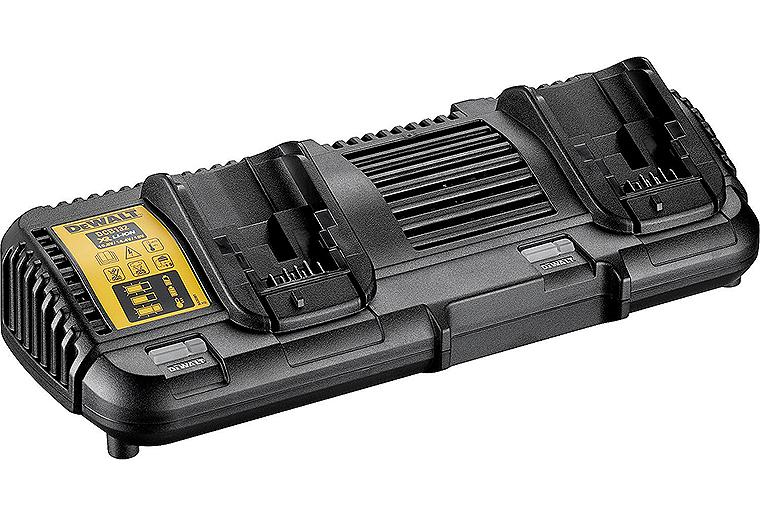 Akku-Doppelladegerät DeWALT DCB132 für alle 10,8, 18 und 54 V Akkus mit LED Anzeige Akku-Doppelladegerät DeWALT DCB132 für alle 10,8, 18 und 54 V Akkus mit LED Anzeige