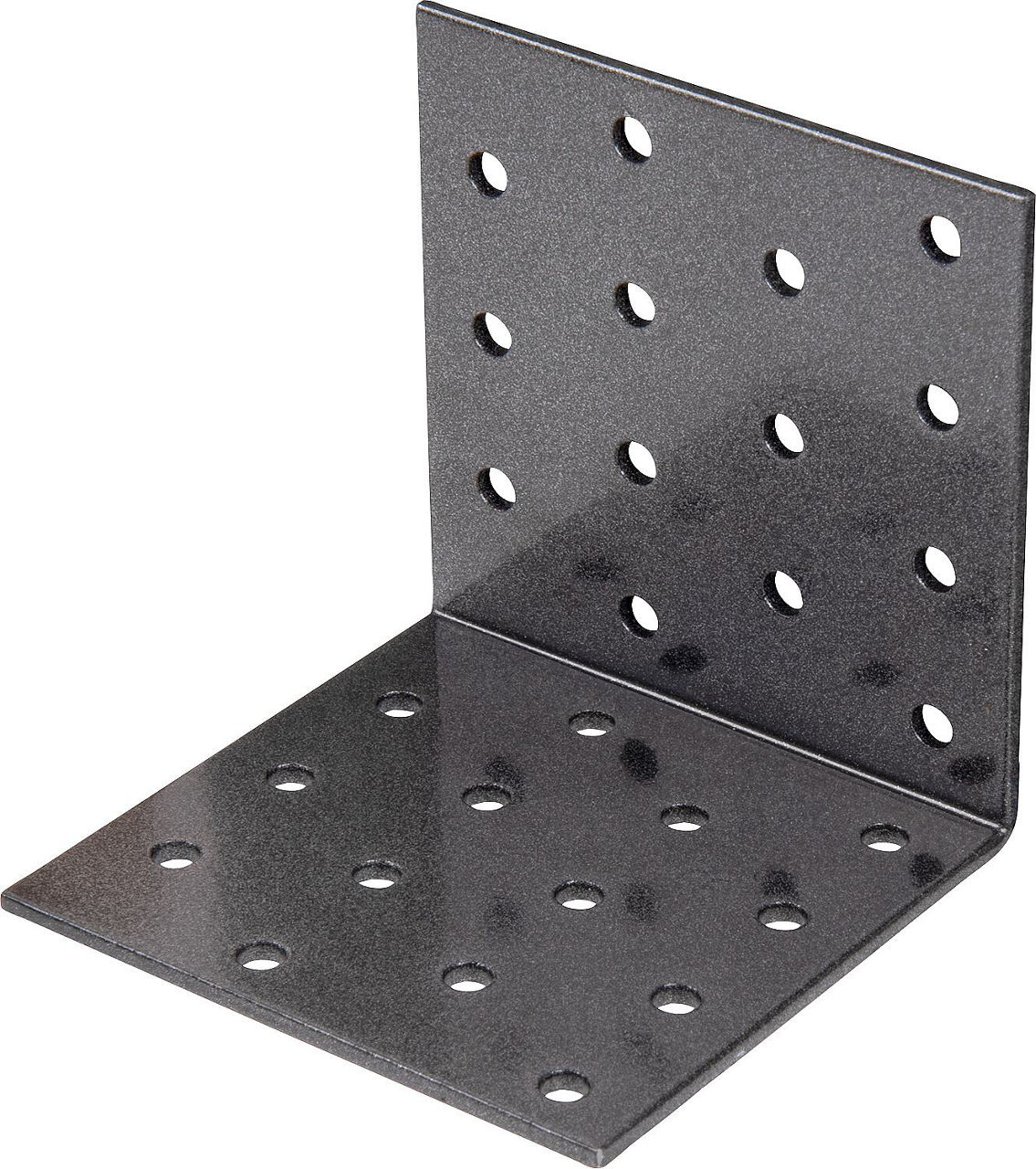 Lochplattenwinkel DURAVIS® 80 x 80 x 80 mm, Material: Stahl, sendzimirverzinkt, Oberfläche: schwarz-diamant Lochplattenwinkel DURAVIS® 80 x 80 x 80 mm, Material: Stahl, sendzimirverzinkt, Oberfläche: schwarz-diamant