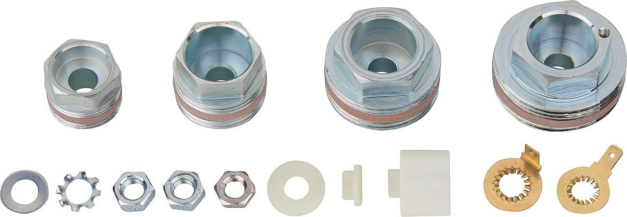 Montagebeutel mit Zubehör für emaillierte Speicher MP mit Einschraubmuffen