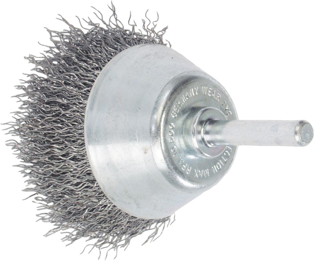 Flächenbürste Stahldraht gewellt 0,30 mm 50 mm, Schaft 6,0 mm Flächenbürste Stahldraht gewellt 0,30 mm 50 mm, Schaft 6,0 mm