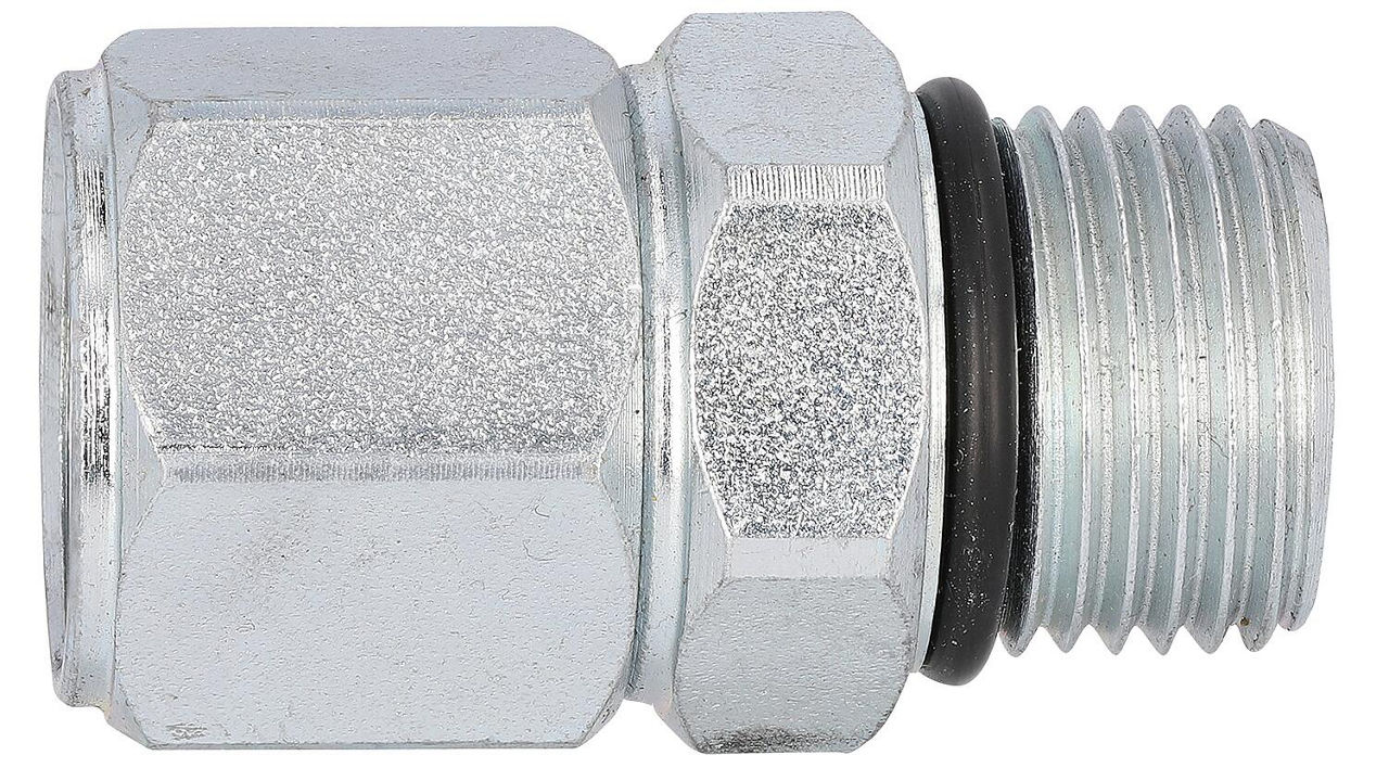 Drehkupplung Messing mit O-ring 1/2"mit IG/AG