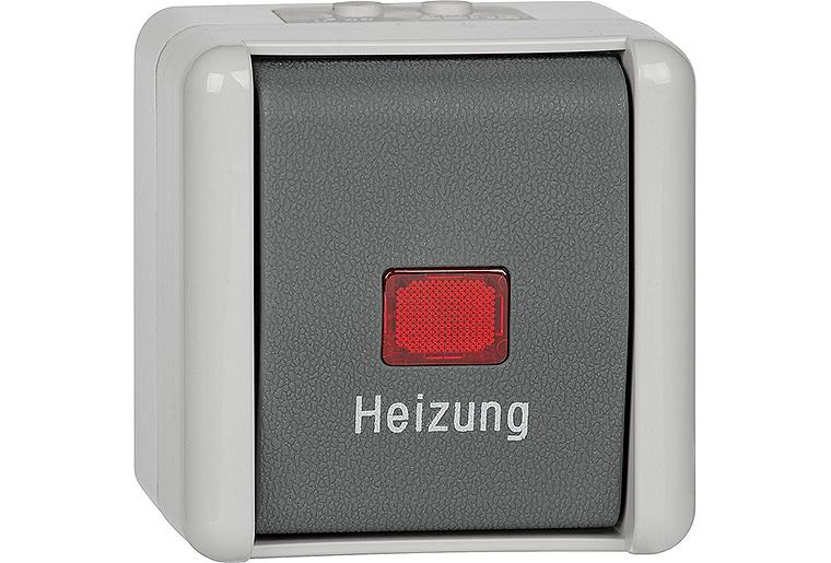 AP-Heizungsnotschalter, 2 pol. Jung 806 W / WG 800
