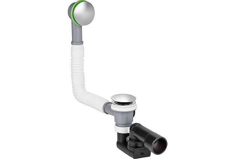 Wannenablaufgarnitur Messing Typ Clicker 70x11/2" mit Geruchsverschluss Wannenablaufgarnitur Messing Typ Clicker 70x11/2" mit Geruchsverschluss