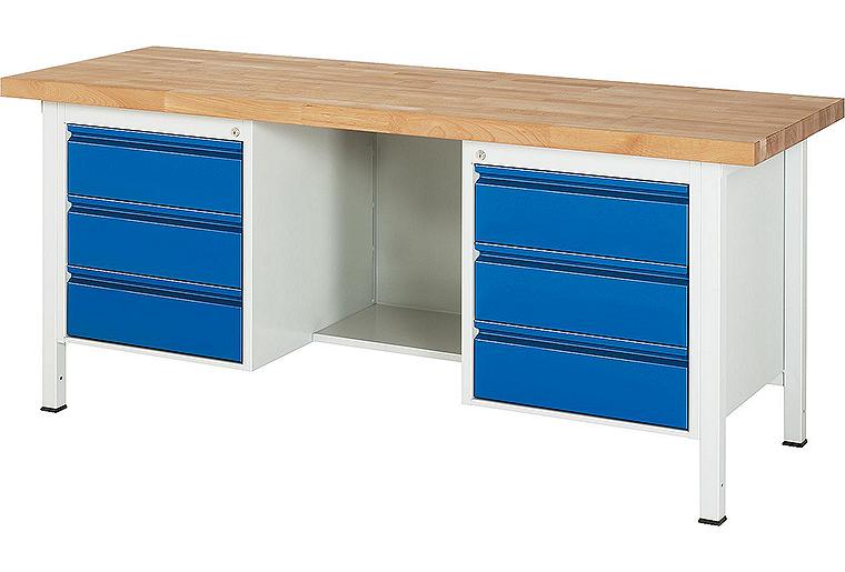 Werkbank RAU 8554 Serie Basic-8 2000 x 840 x 700 mm Werkbank RAU 8554 Serie Basic-8 2000 x 840 x 700 mm