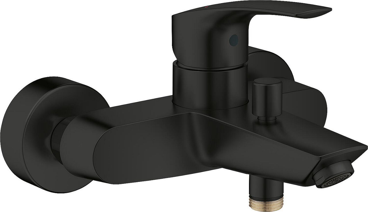 AP-Wannenmischer Grohe Eurosmart, Ausladung 188 mm, matte black AP-Wannenmischer Grohe Eurosmart, Ausladung 188 mm, matte black