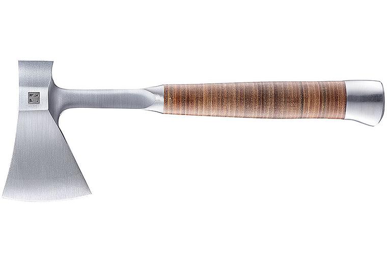 Handbeil Halder mit Ledergriff, Länge 370 mm, Schneidenlänge 90 mm, inkl. Ledergürteltasche als Schneidenschutz Handbeil Halder mit Ledergriff, Länge 370 mm, Schneidenlänge 90 mm, inkl. Ledergürteltasche als Schneidenschutz