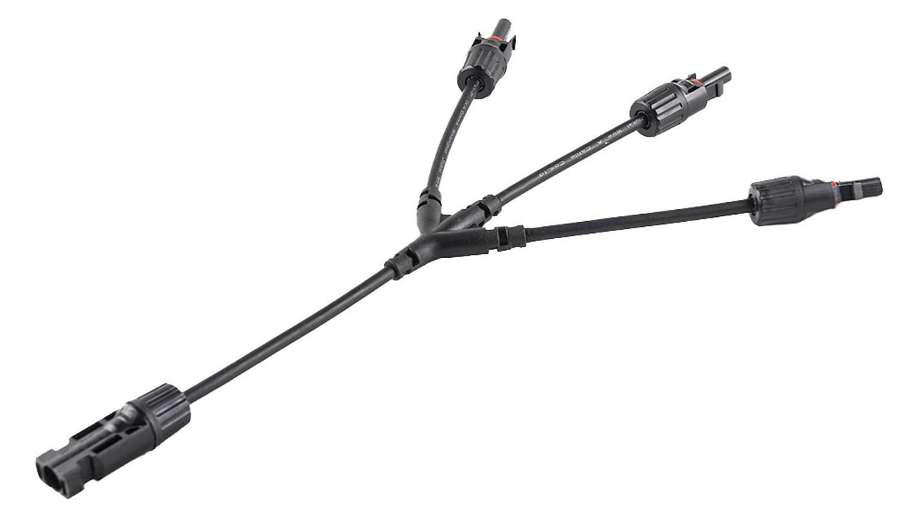 3-fach MC4 Parallelstecker (Paar), l=35cm 3-fach MC4 Parallelstecker (Paar), l=35cm