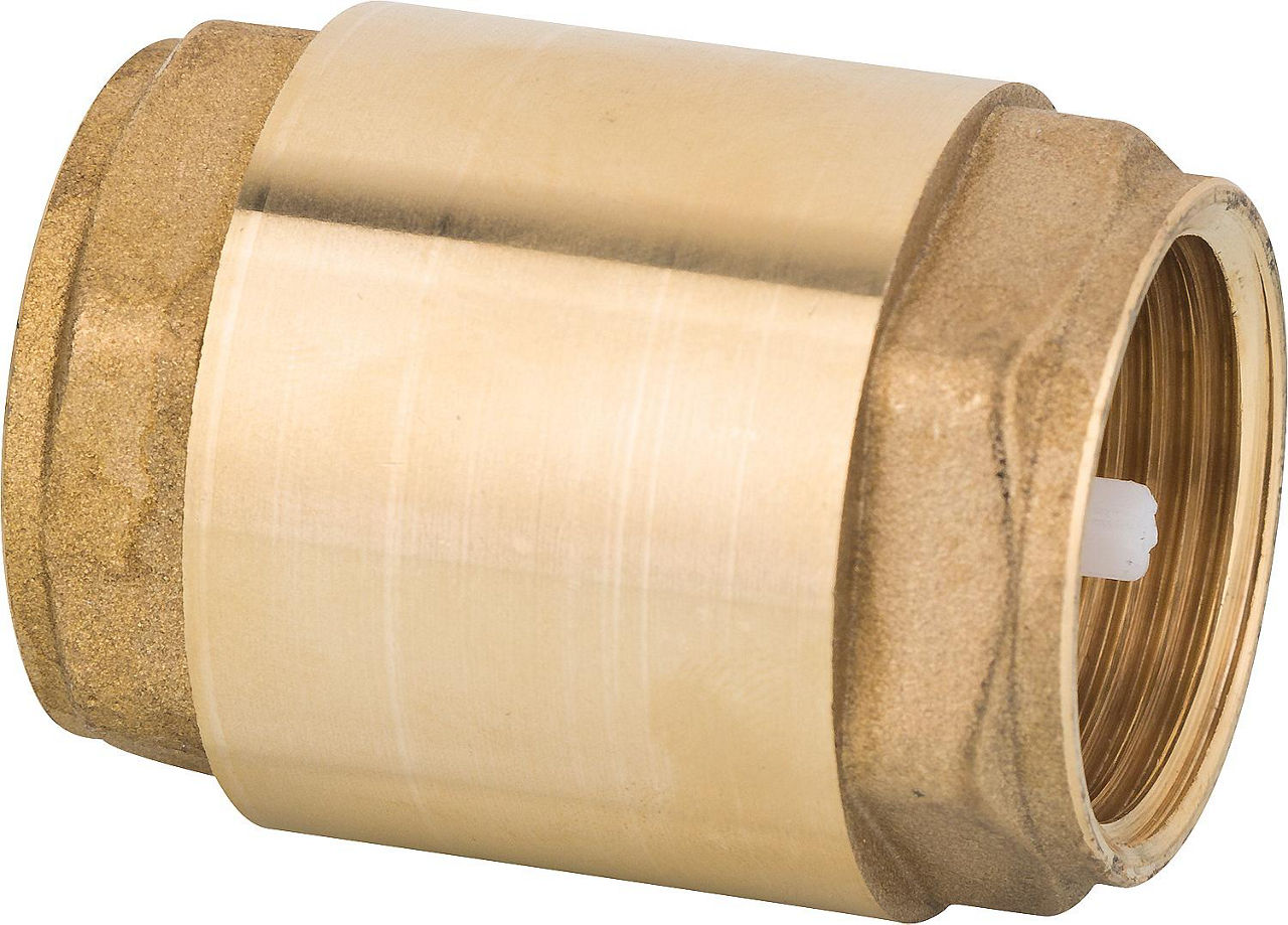 Rückschlagventil Messing beidseitig Innengewinde 3/8" Rückschlagventil Messing beidseitig Innengewinde 3/8"