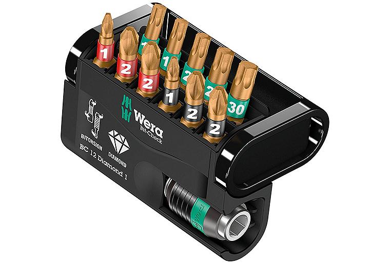 Bitset WERA Bit-Check Diamond 1 12-teilig mit Bithalter, Diamantbeschichtet Bitset WERA Bit-Check Diamond 1 12-teilig mit Bithalter, Diamantbeschichtet
