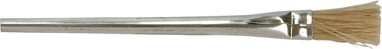 Lötwasserpinsel mit Blechschaft und Naturborsten 9,5mm breit Lötwasserpinsel mit Blechschaft und Naturborsten 9,5mm breit