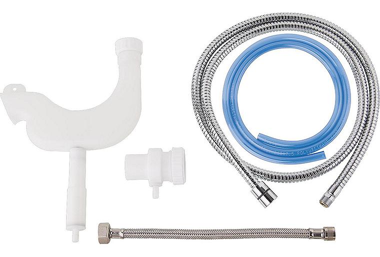 Tropf-Wasser Auffangsystem mit flex. Schlauch aus MS 1500mm, DN15 (1/2") Tropf-Wasser Auffangsystem mit flex. Schlauch aus MS 1500mm, DN15 (1/2")