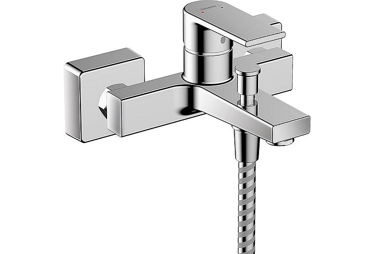 AP-Wannenmischer Hansgrohe Vernis Shape Ausladung 166 mm chrom AP-Wannenmischer Hansgrohe Vernis Shape Ausladung 166 mm chrom