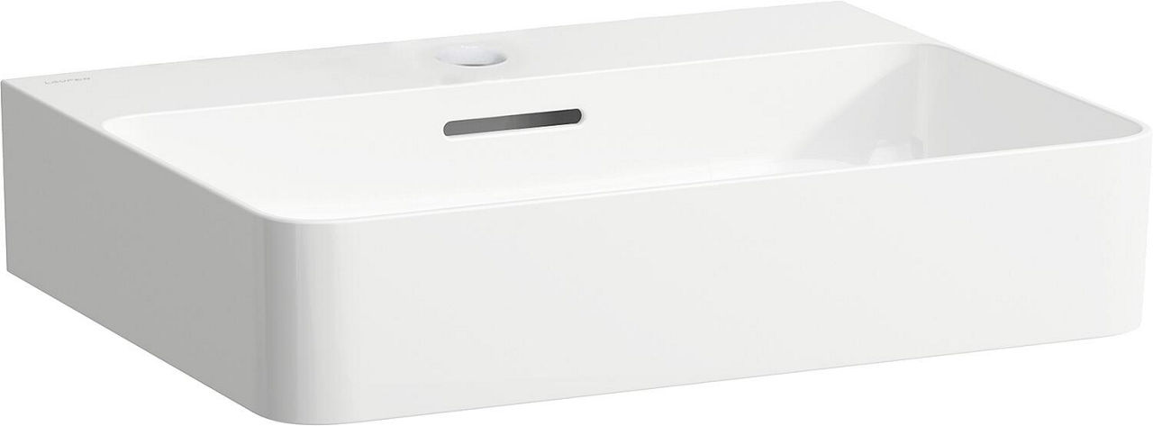 Aufsatz-Waschtisch Laufen Val 550x155x420 mm 1 Hl. m.Ül. geschliffen weiß