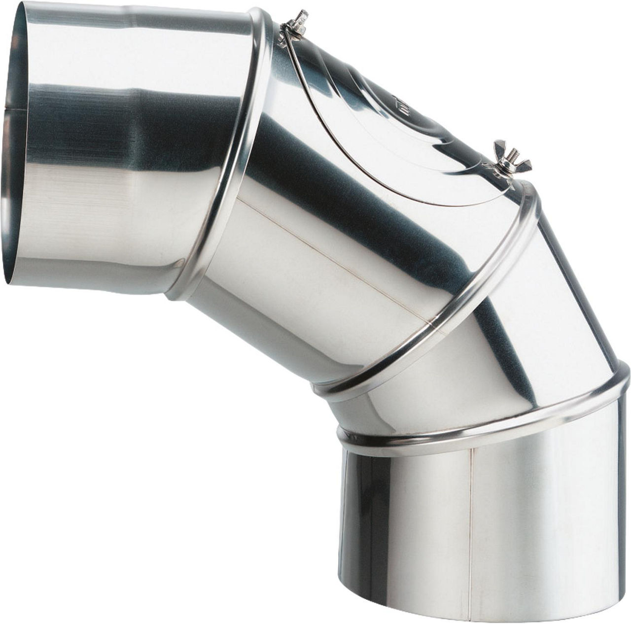 Edelstahl-Abgasrohrbogen 150 mm VPE = 3 Stück Edelstahl-Abgasrohrbogen 150 mm VPE = 3 Stück