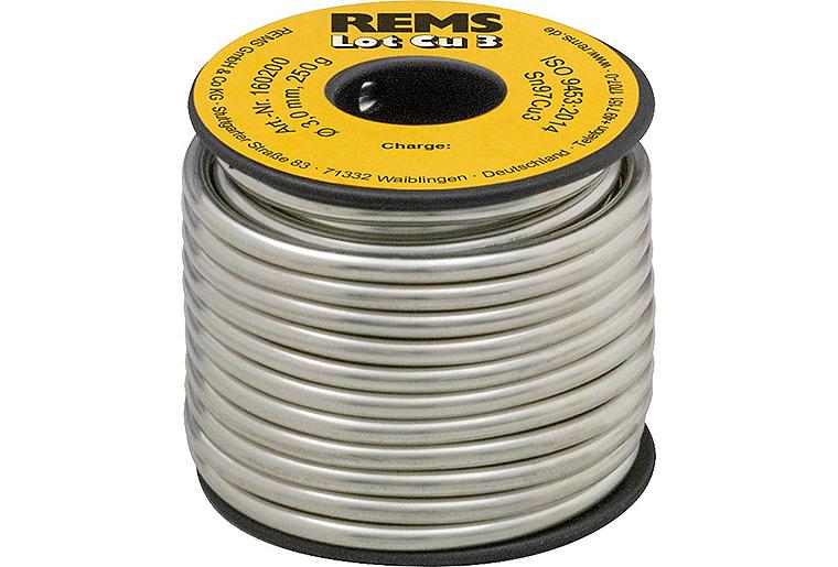 REMS Weichlot Lot Cu 3, Spule 250g, Sn97Cu3 REMS Weichlot Lot Cu 3, Spule 250g, Sn97Cu3