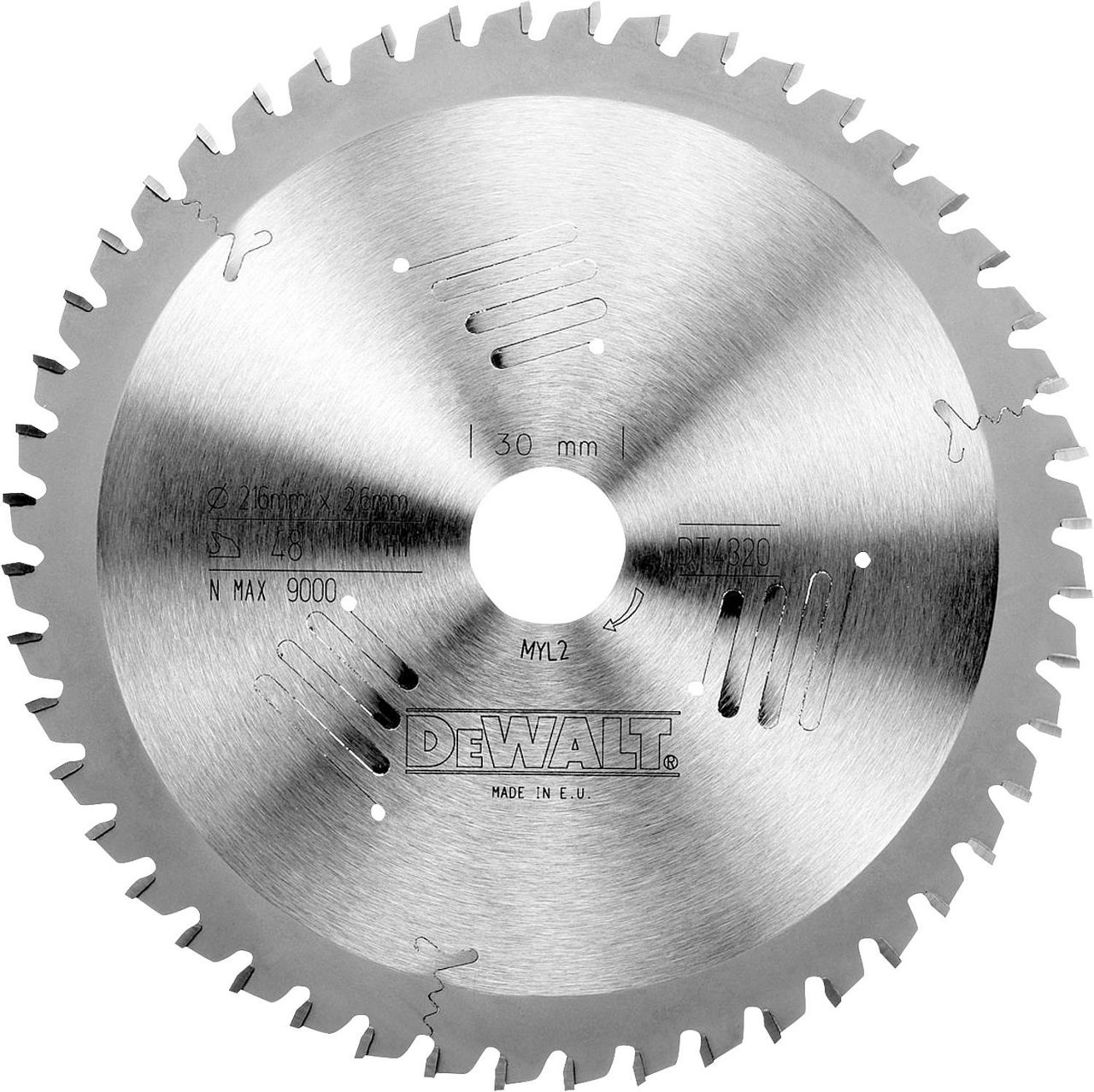 Kreissägeblatt Extreme Ø250x30mm mit 80 Trapezflachzähnen, passend zu DeWalt DW743N/DW745 Kreissägeblatt Extreme Ø250x30mm mit 80 Trapezflachzähnen, passend zu DeWalt DW743N/DW745