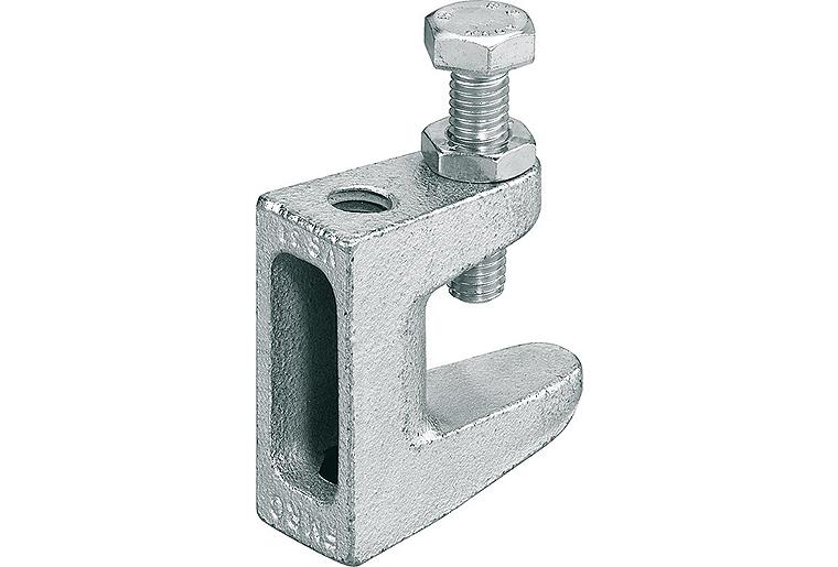Vorteilspaket Trägerklammern M8, Spannbereich 0-23 mm, 30 Stück + Gratis Gewindestangen M8, 1 m, 10 Stück