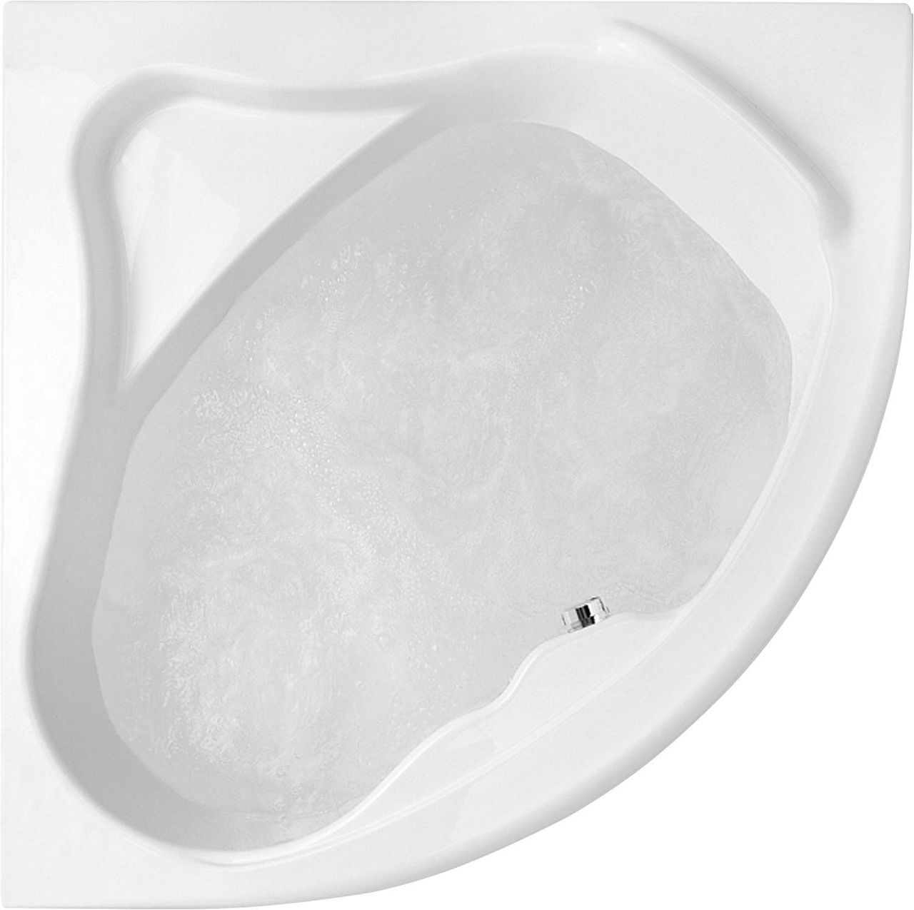 Eck-Badewanne EMBER 1350x400x1350 mm Inhalt: 230 l Acryl, weiß Eck-Badewanne EMBER 1350x400x1350 mm Inhalt: 230 l Acryl, weiß
