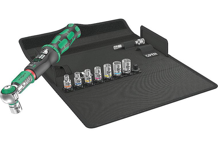 Drehmomentschlüssel-Set WERA Safe-Torque A1 , 11-teilig, Antrieb 1/4", 2-12 Nm,