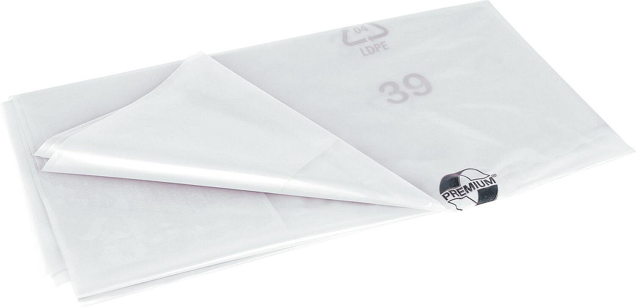 Abfallsäcke aus Recycling-LDPE, geeignet für 120 l Behälter, 950 x 1250 mm, transparent, VPE 100 Stück Abfallsäcke aus Recycling-LDPE, geeignet für 120 l Behälter, 950 x 1250 mm, transparent, VPE 100 Stück