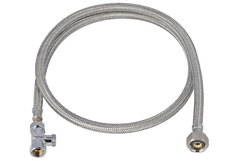 Anschluss-Set f.verdeckten Wasser- anschluss,f.Montage ViClean L best.aus flex. Schlauch,T-Stück